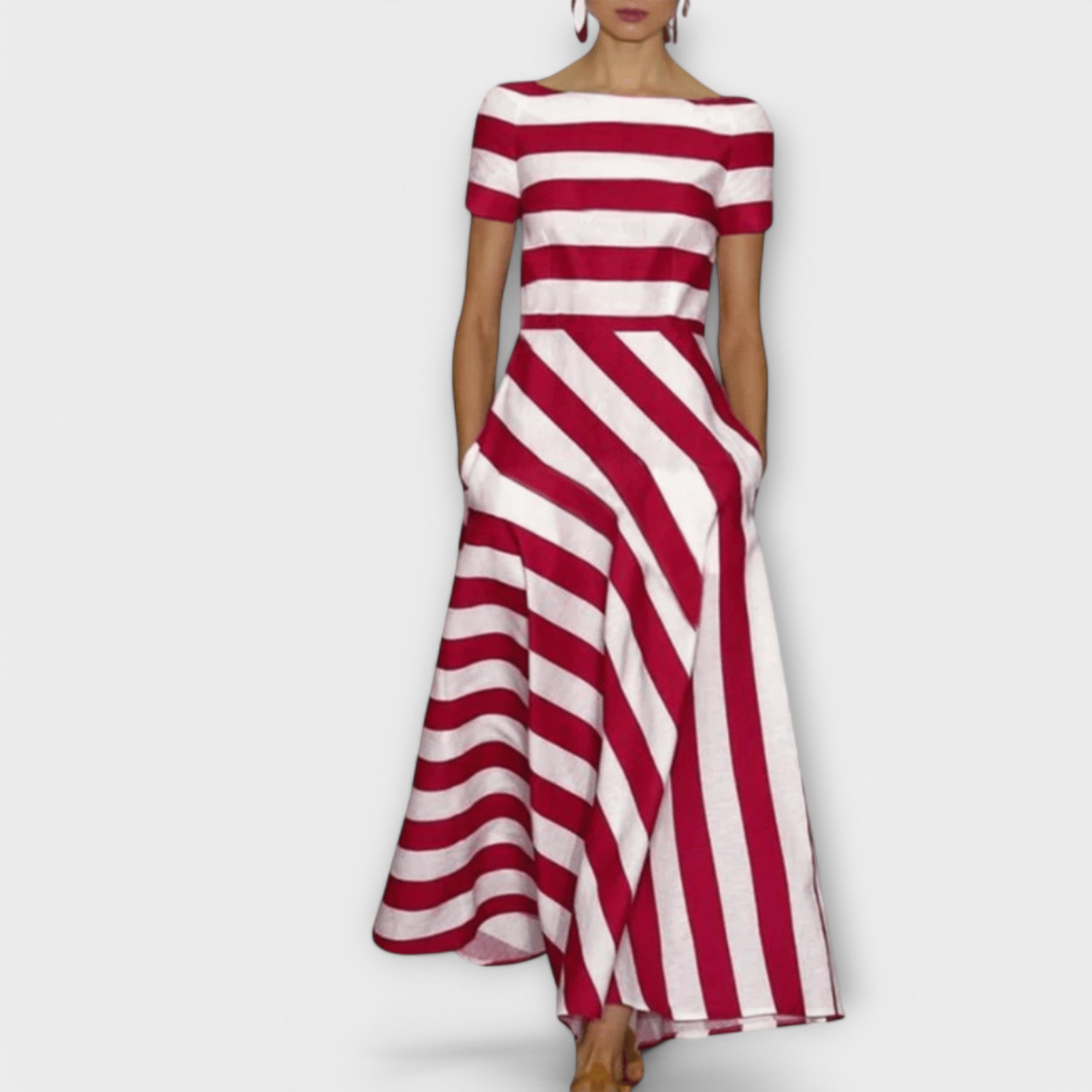 Striped Maxi Dress
