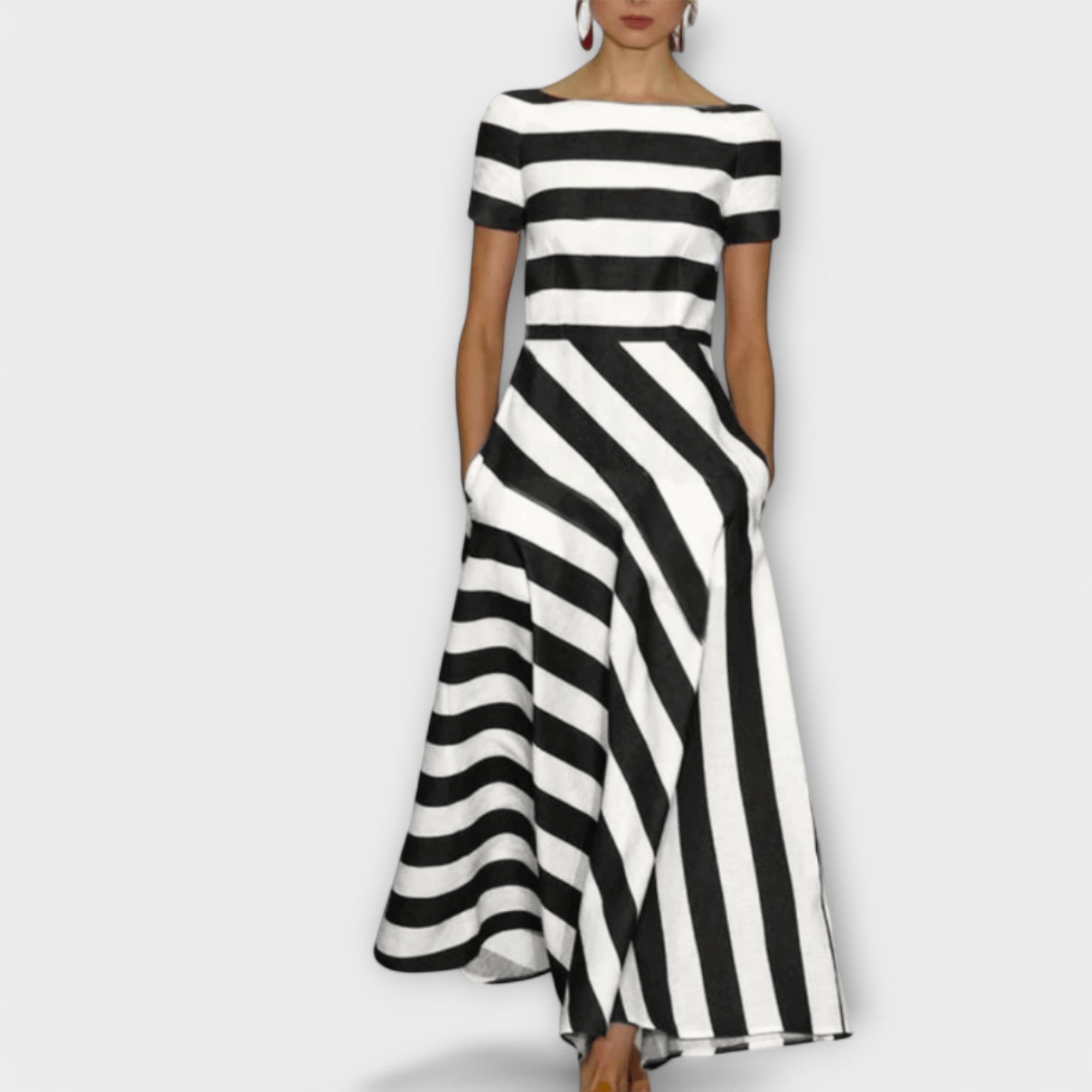 Striped Maxi Dress