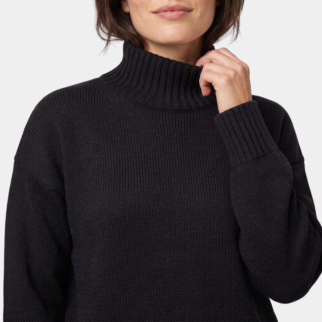 NAJAS | Women's Relaxed Fit Turtleneck Knit Sweater