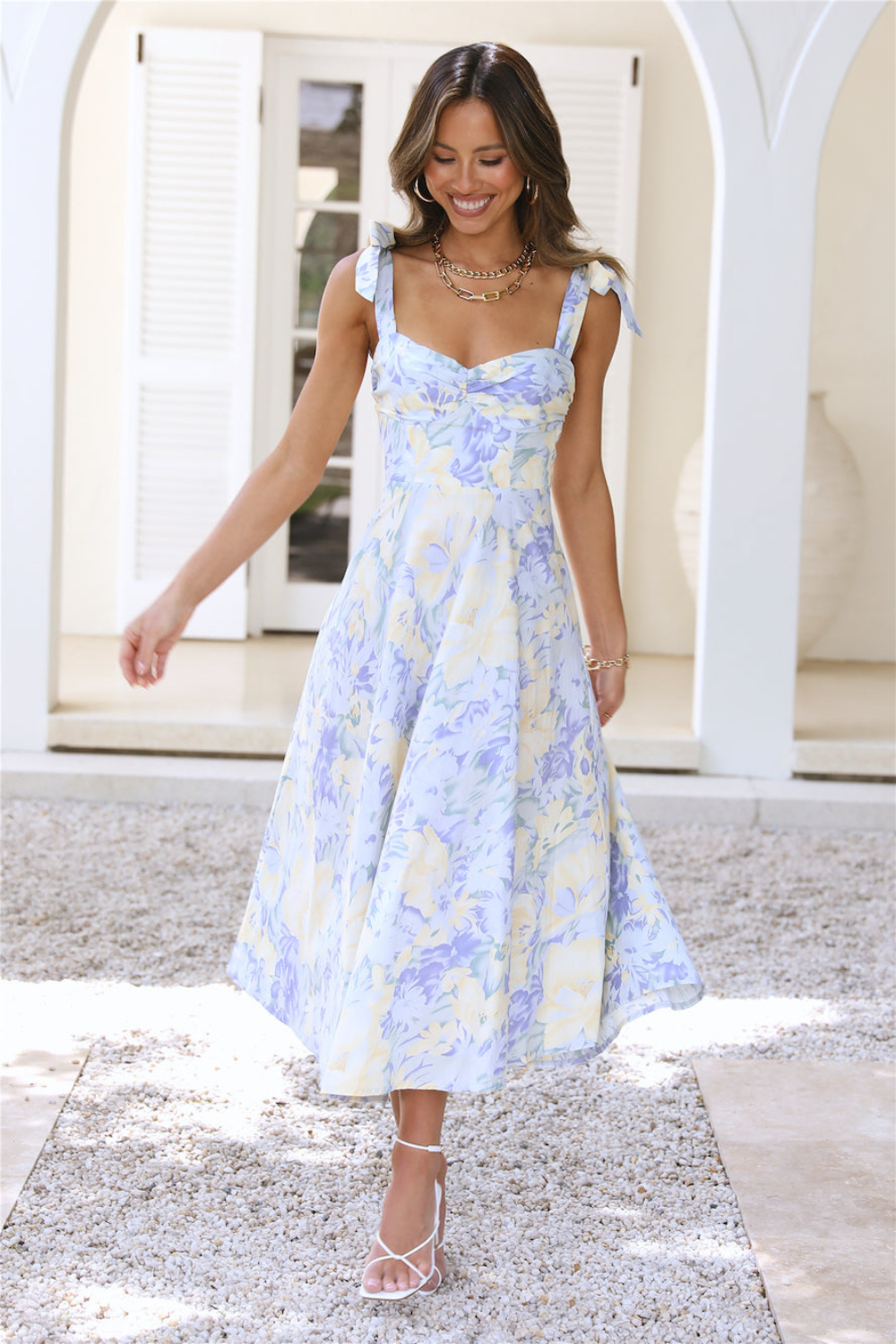 Lavande Midi Dress