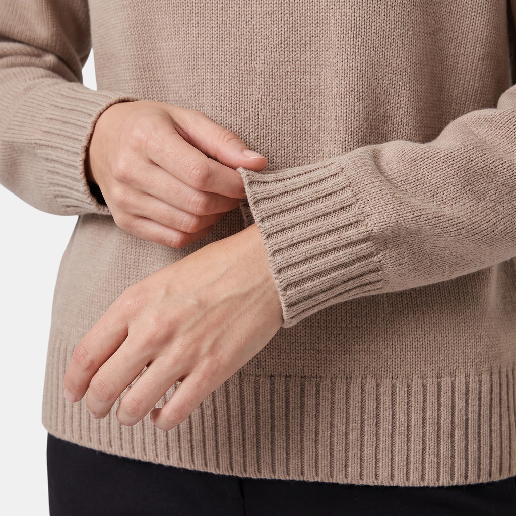 NAJAS | Women's Relaxed Fit Turtleneck Knit Sweater
