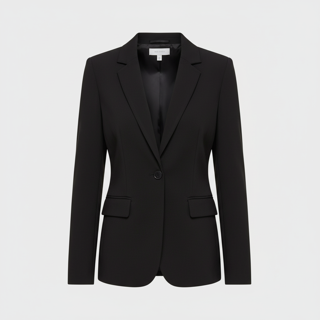 Annelien | Black Blazer for Women, Fitted Long Sleeve
