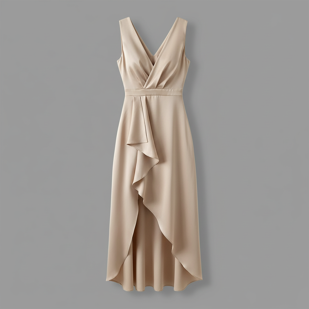 Elegant V-Neck Maxi Dress | Women's Summer Dress