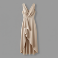 Elegant V-Neck Maxi Dress | Women's Summer Dress