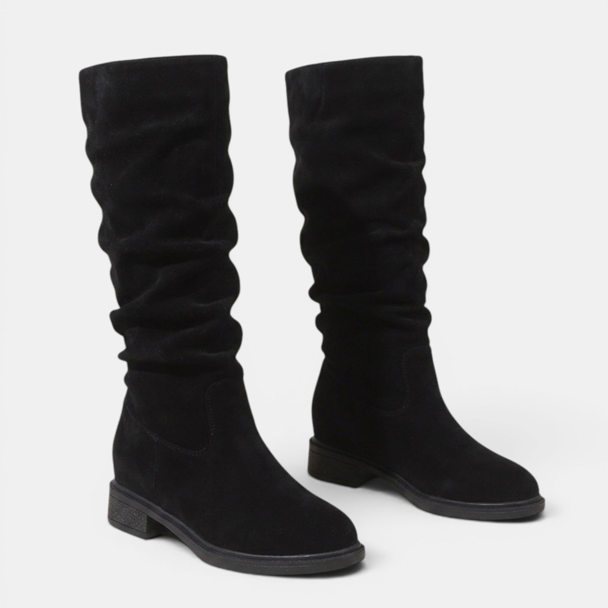 NAJAS | Women's Mid-Calf Slip-On Boots