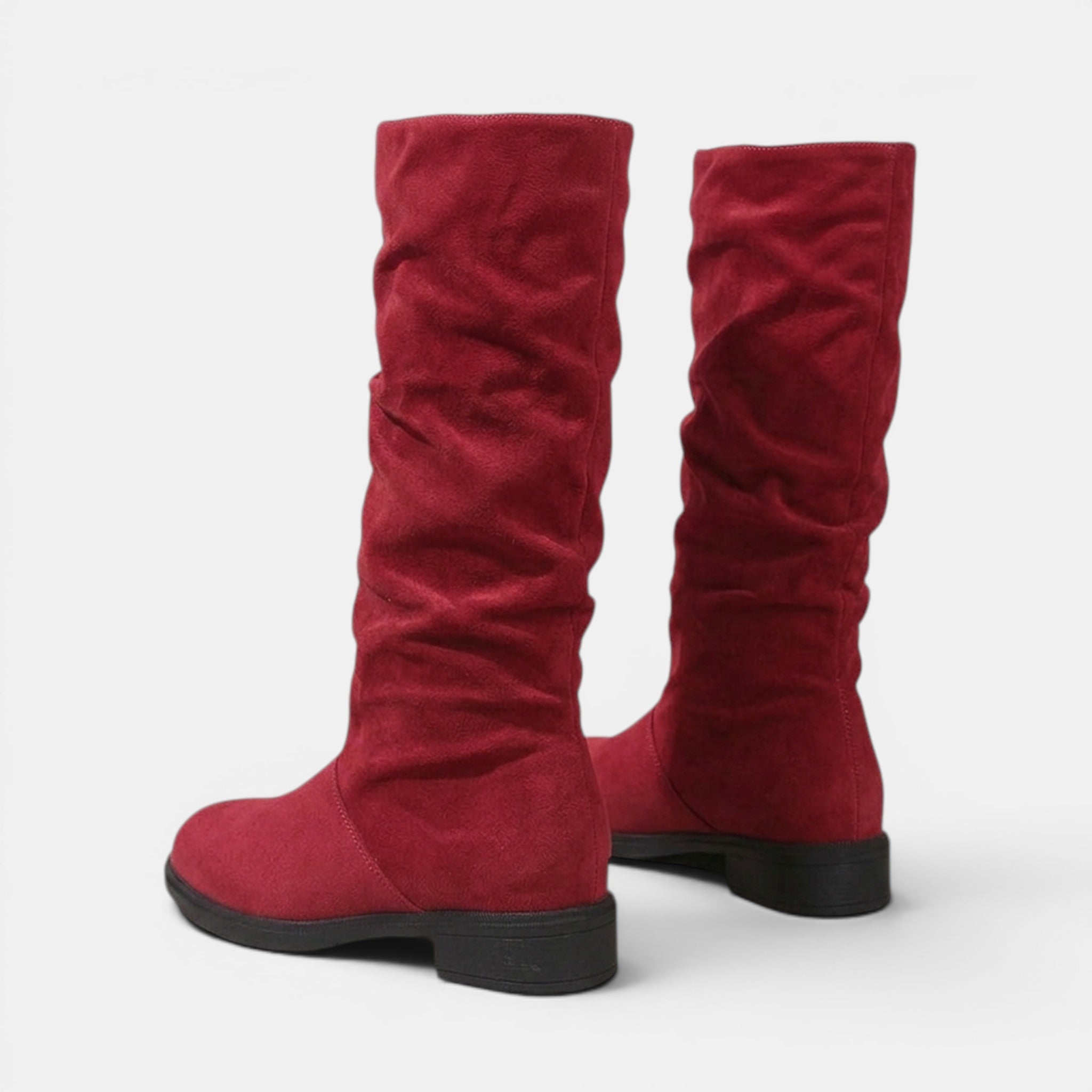 NAJAS | Women's Mid-Calf Slip-On Boots