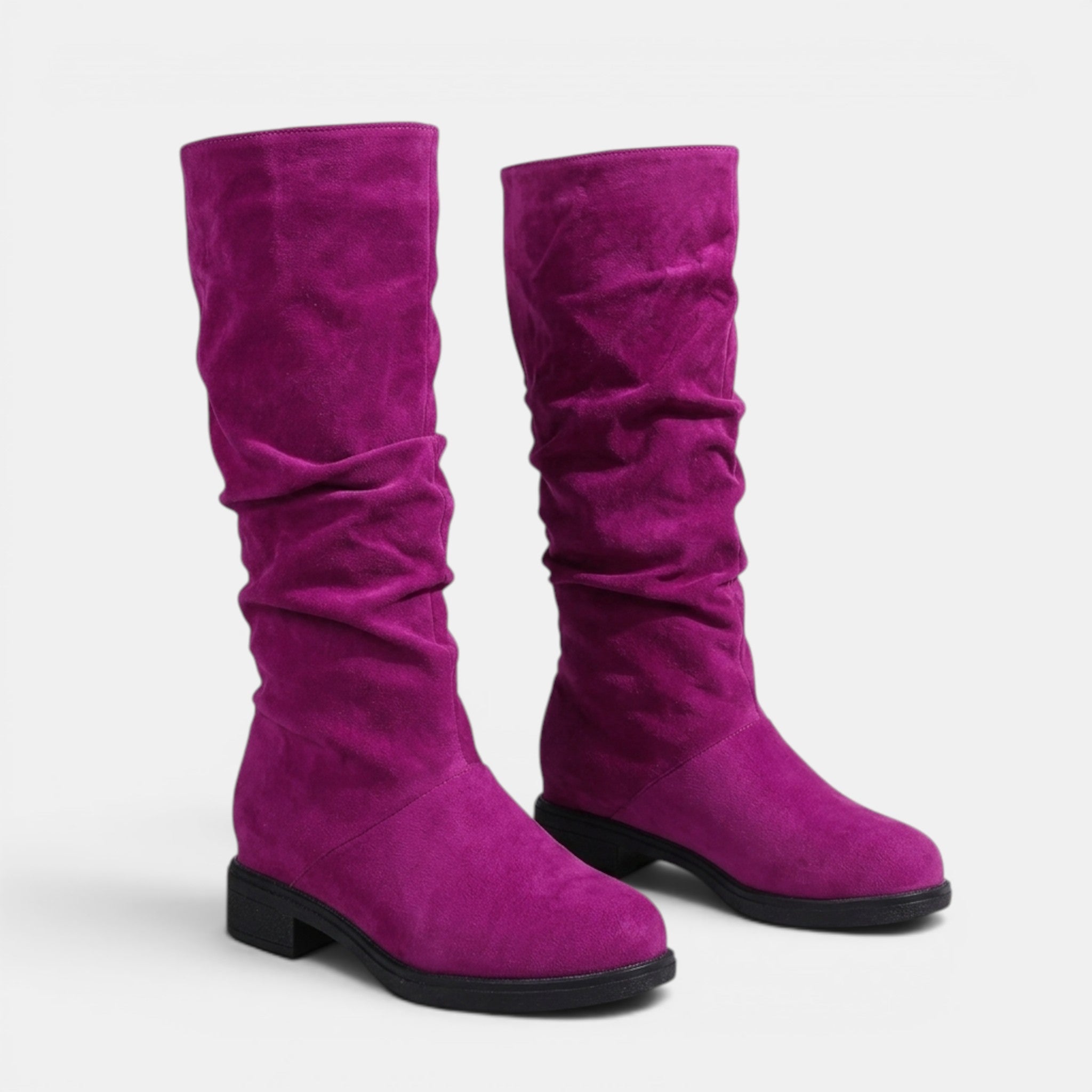 NAJAS | Women's Mid-Calf Slip-On Boots