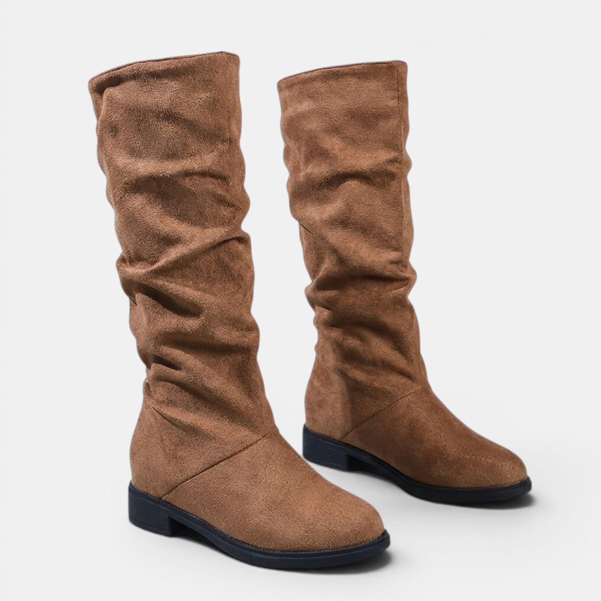 NAJAS | Women's Mid-Calf Slip-On Boots