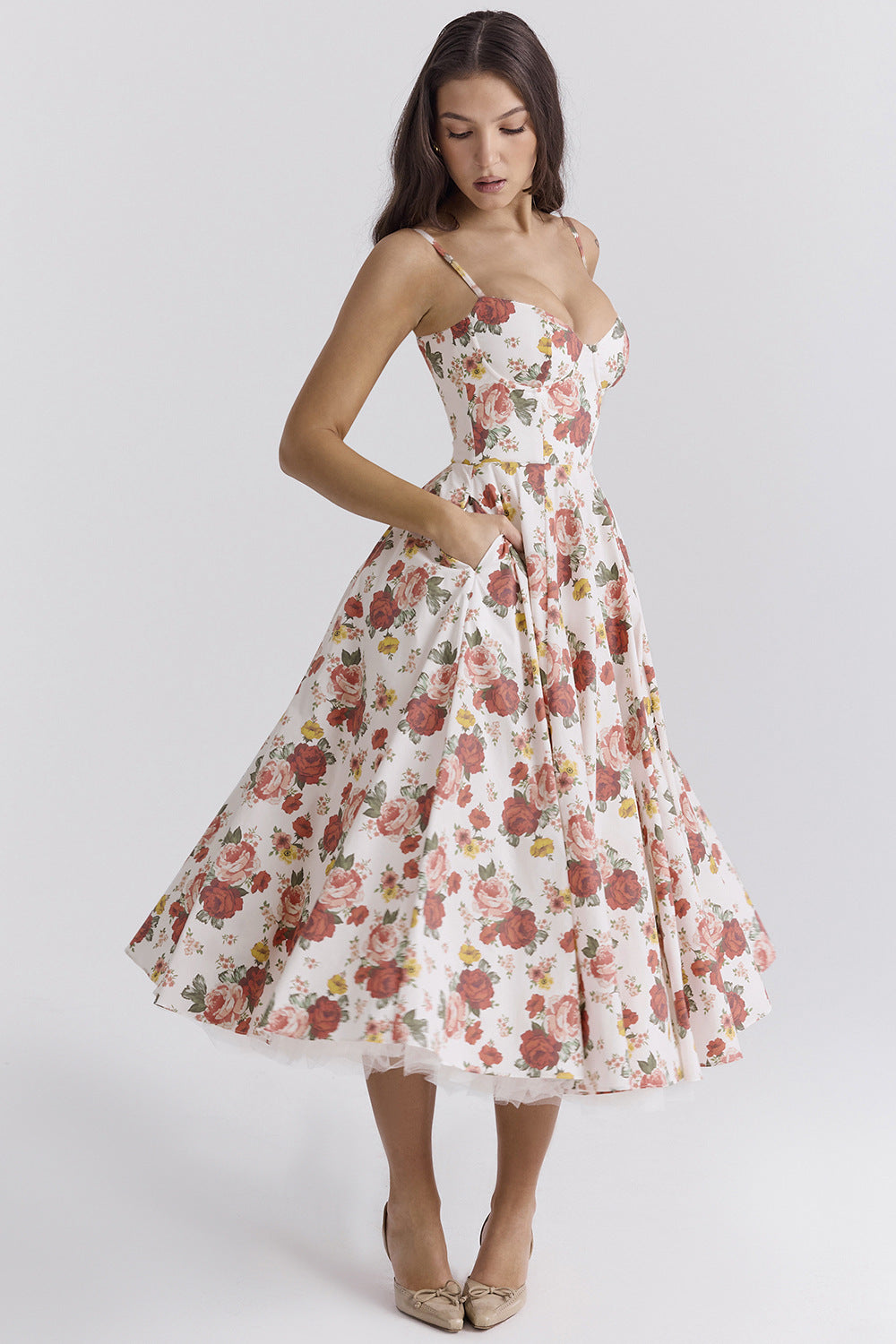 Roseline Midi Dress