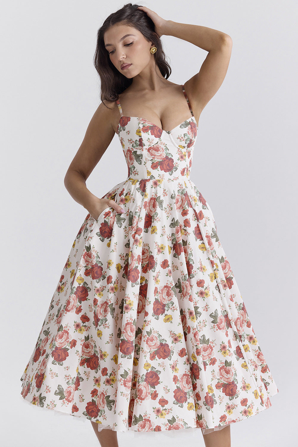 Roseline Midi Dress