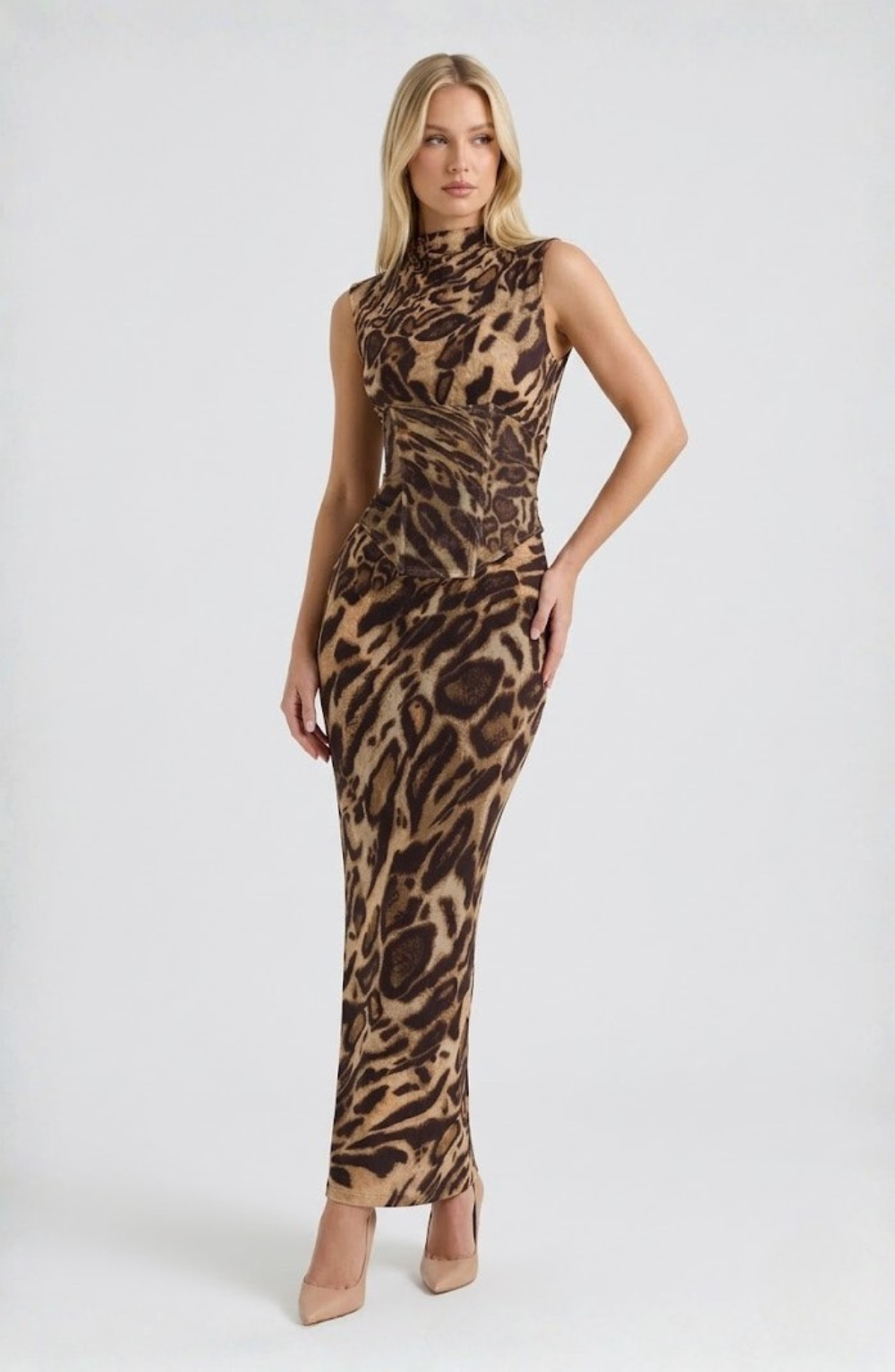 Léopard Maxi Dress