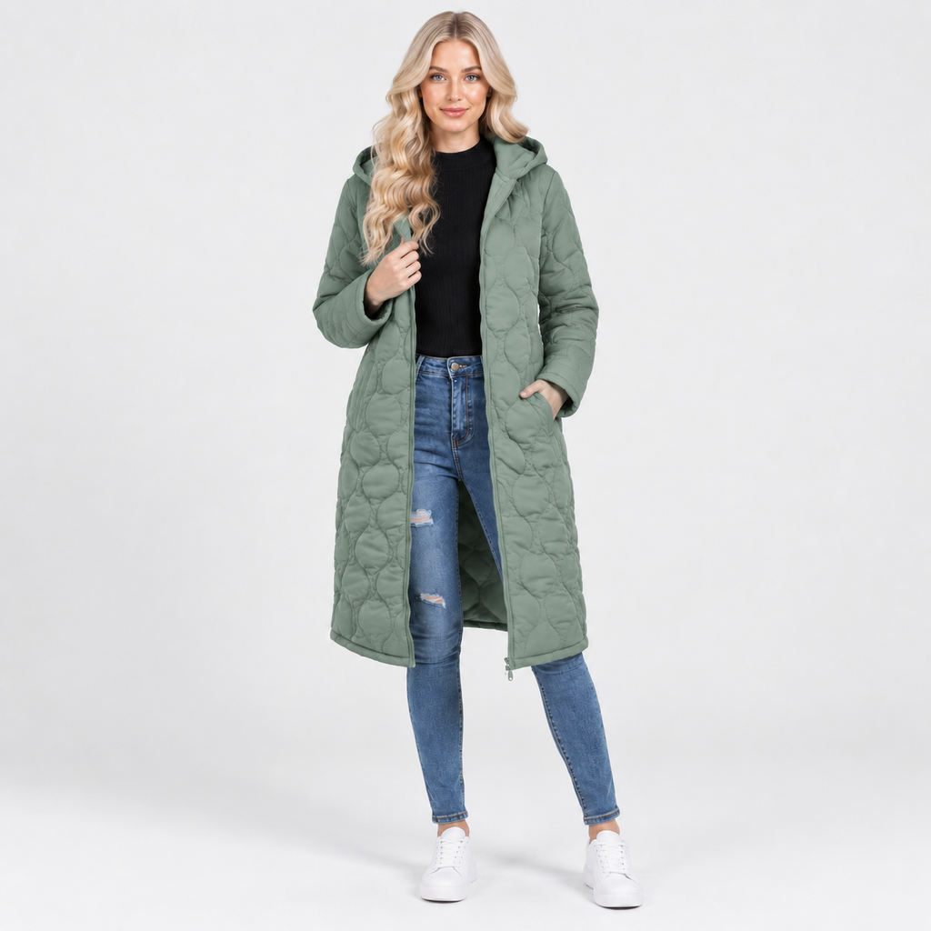 NAJAS | Women’s Padded Jacket Hooded Loose Fit Winter Outerwear