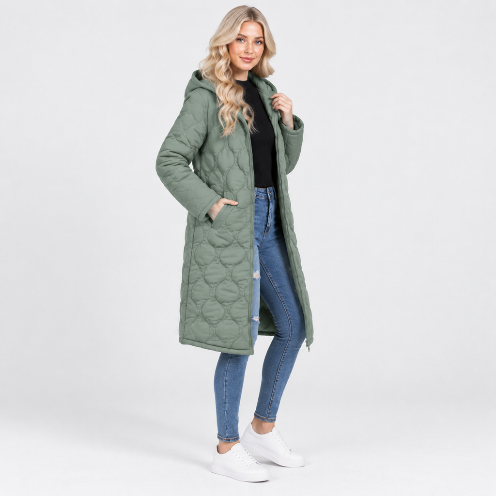NAJAS | Women’s Padded Jacket Hooded Loose Fit Winter Outerwear