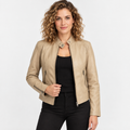 NAJAS | Women’s Leather Jacket Soft Leather Classic Fit Casual Outerwear