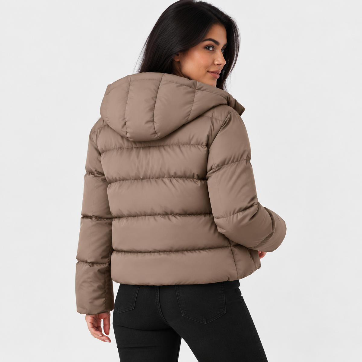 NAJAS | Women’s Zip Hoodie Jacket Solid Color Long Sleeve Casual Coat