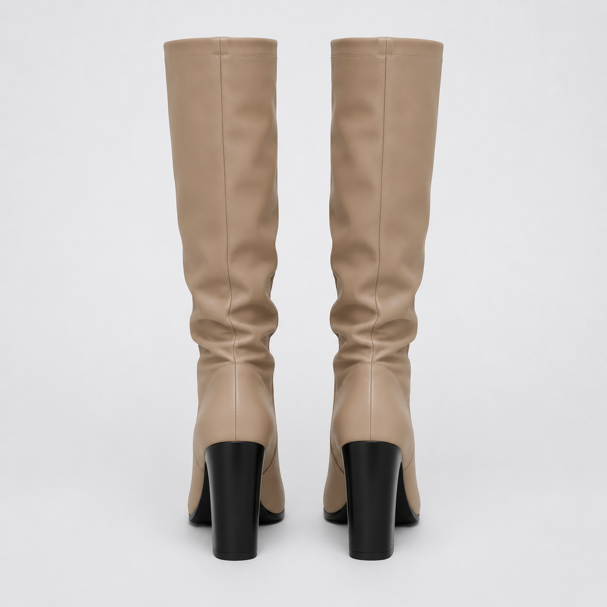 NAJAS | Women’s Over Knee Knight Boots PU Leather High Heel Platform
