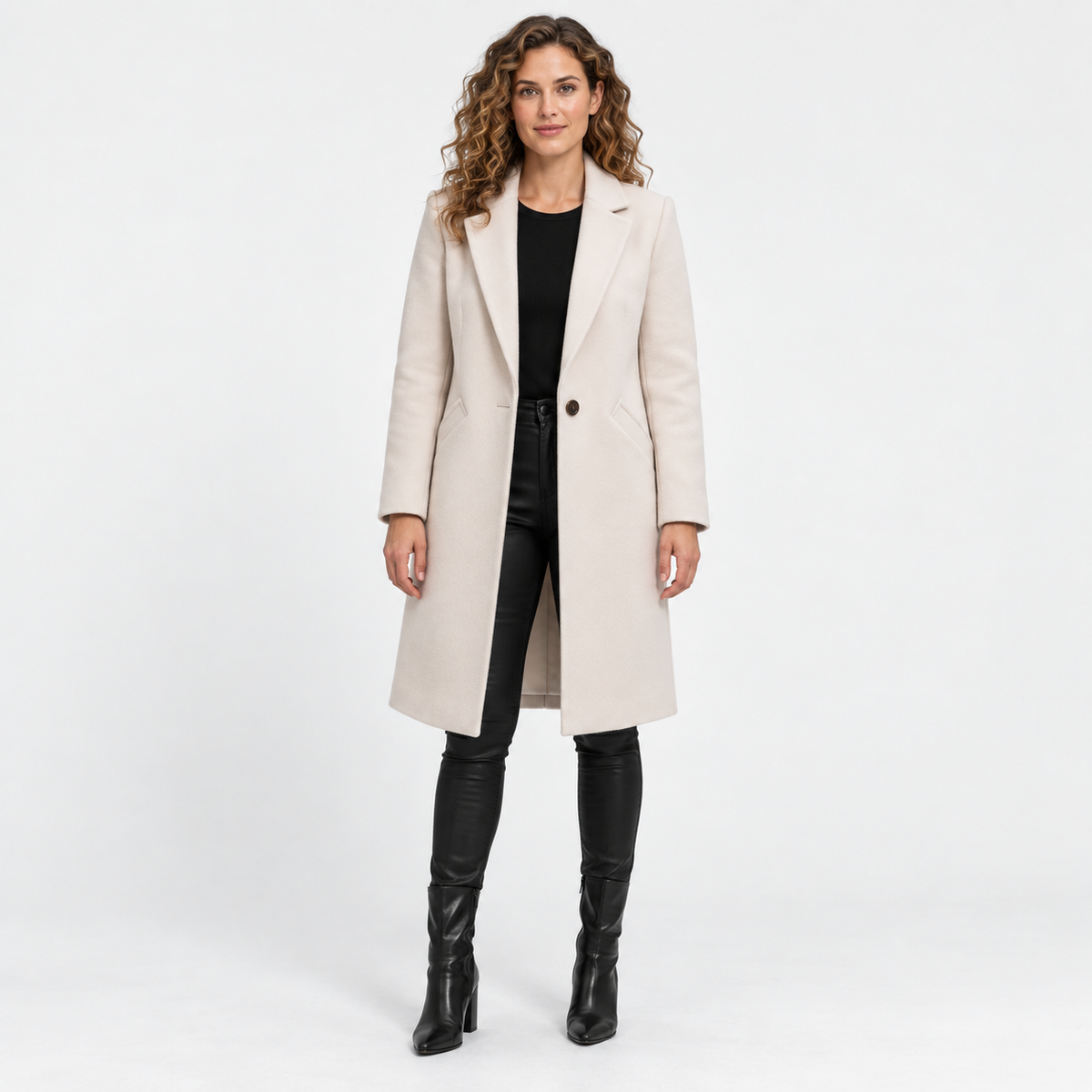 NAJAS | Women’s Oversized Winter Jacket Korean Bomber Warm Overcoat
