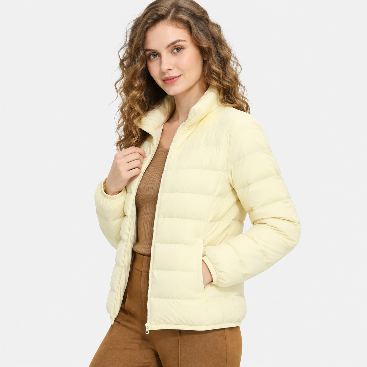 NAJAS | Women’s Puffer Jacket Slim Fit Warm Winter Korean Style Coat