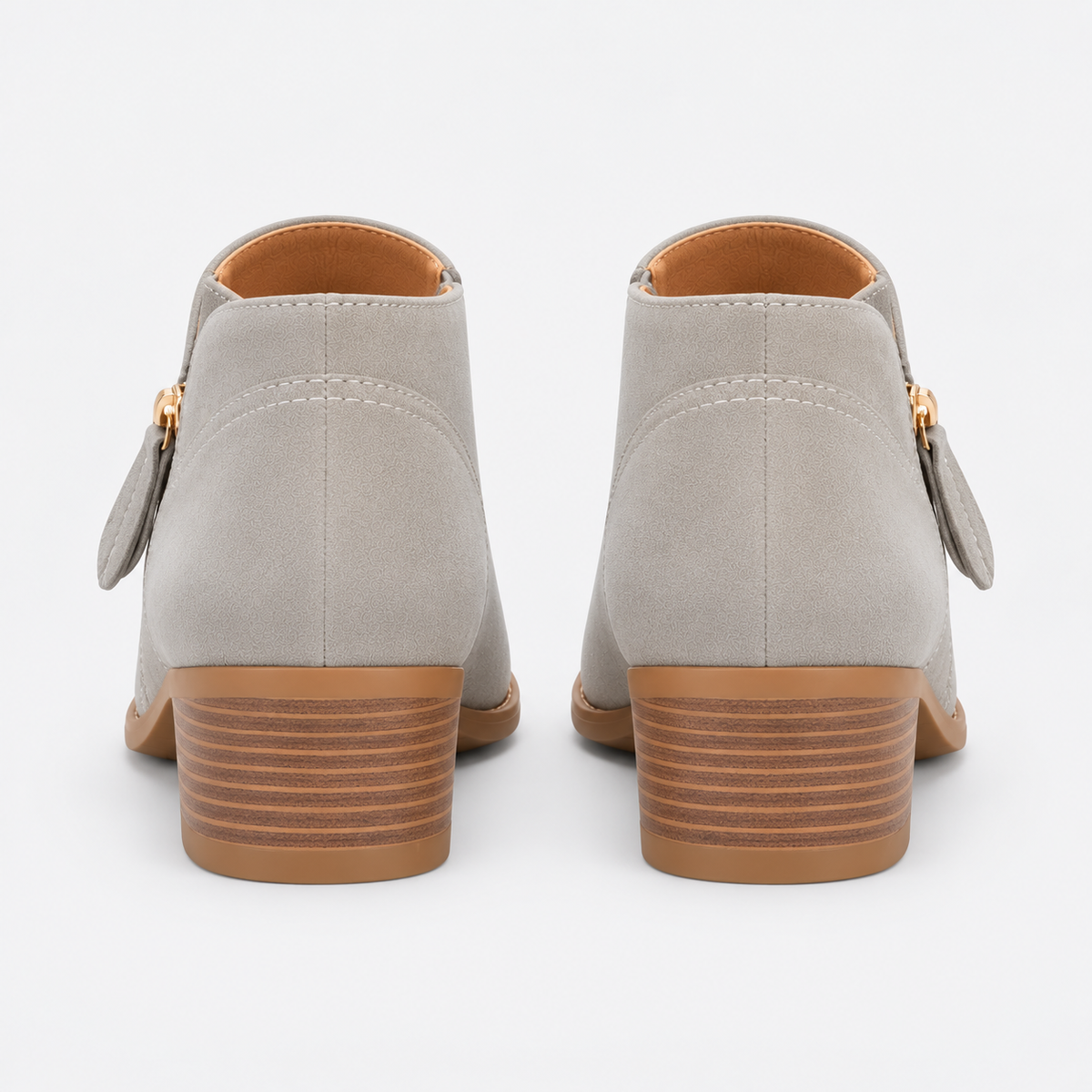 NAJAS | Women’s Suede Ankle Boots Wedge Heel Warm Winter Fashion Boots