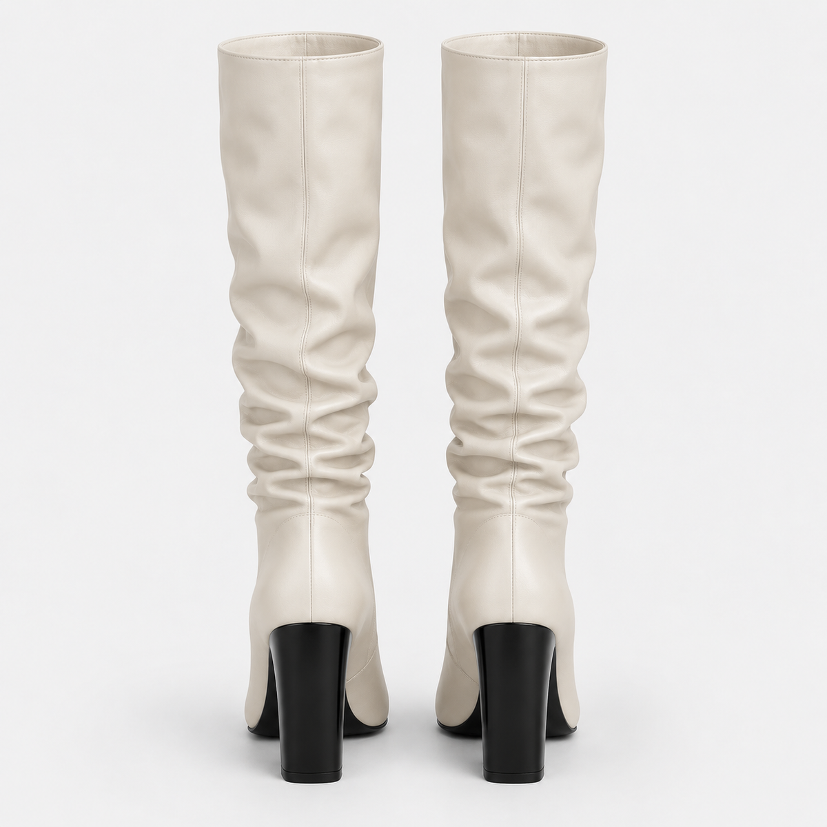 NAJAS | Women’s Over Knee Knight Boots PU Leather High Heel Platform
