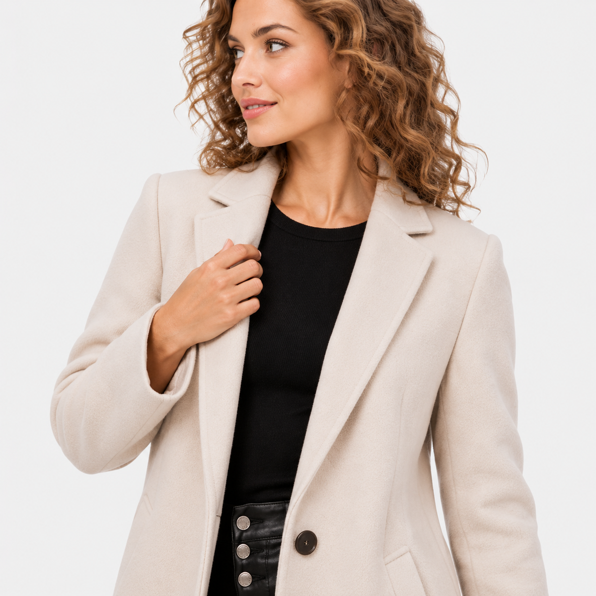 NAJAS | Women’s Oversized Winter Jacket Korean Bomber Warm Overcoat