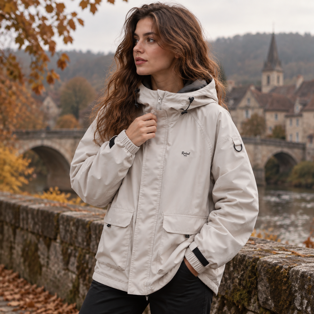 NAJAS | Women’s Lightweight Jacket Hooded Leisure Style Everyday Outerwear