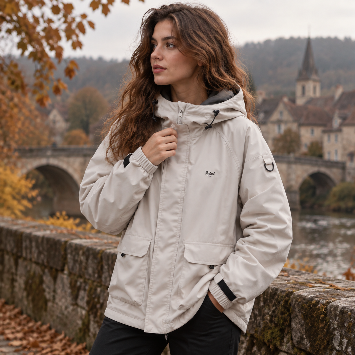 NAJAS | Women’s Lightweight Jacket Hooded Leisure Style Everyday Outerwear
