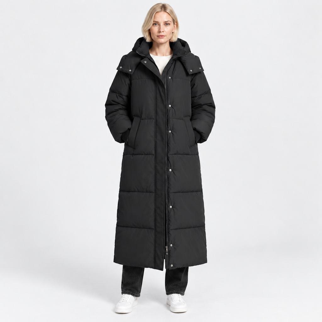 NAJAS | Women’s Loose Fit Puffer Coat Raglan Sleeve Casual Outerwear
