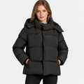 NAJAS | Women's Hooded Cotton Coat Detachable Hood Padded Workwear Jacket
