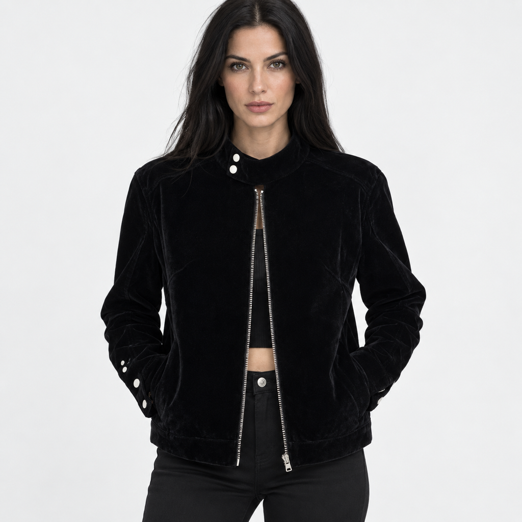 NAJAS | Women’s Vintage Jacket Button Detail Long Sleeve Casual Coat