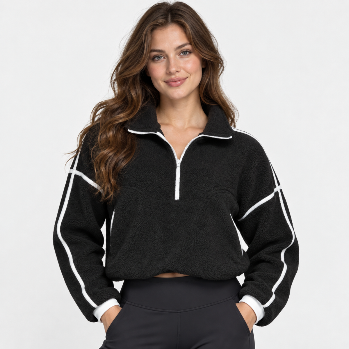 NAJAS | Women’s Fleece Jacket Warm Windproof Winter Outdoor Coat