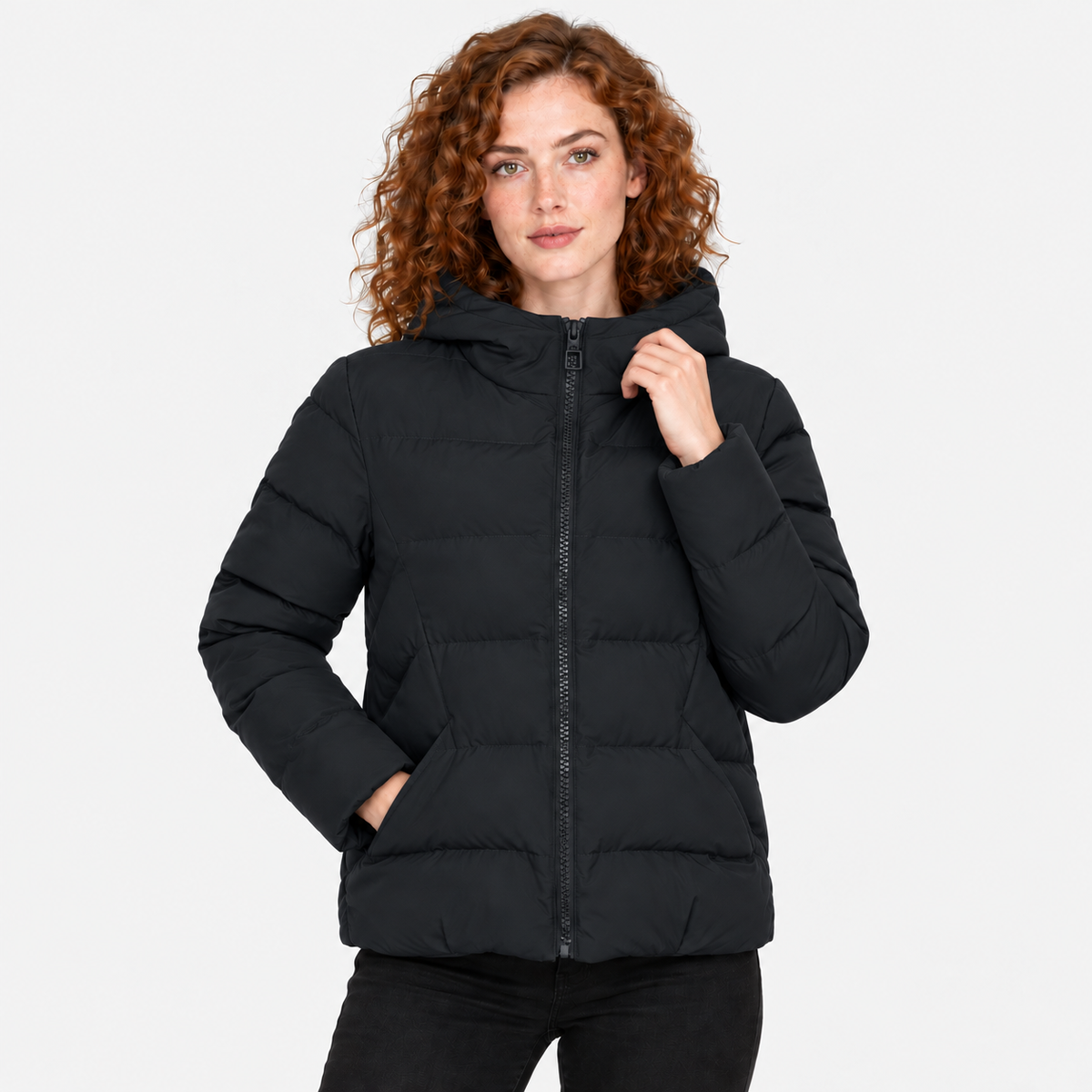 NAJAS | Women’s Short Cotton Coat Loose Fit Korean Style Outerwear