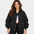 NAJAS | Women’s Quilted Jacket Long Sleeve Casual Winter Outerwear