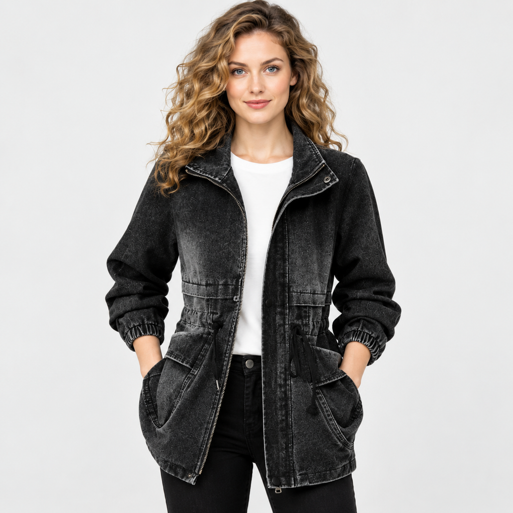 NAJAS | Women’s Leather Jacket Goat Skin Urban Style Casual Outerwear