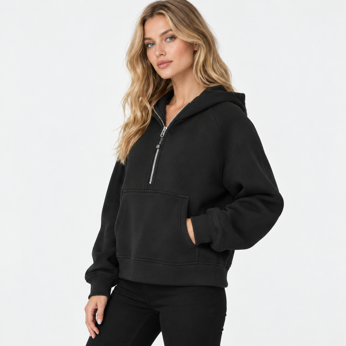 NAJAS | Men’s Hooded Sweater Warm Zip Pullover Casual Hoodie