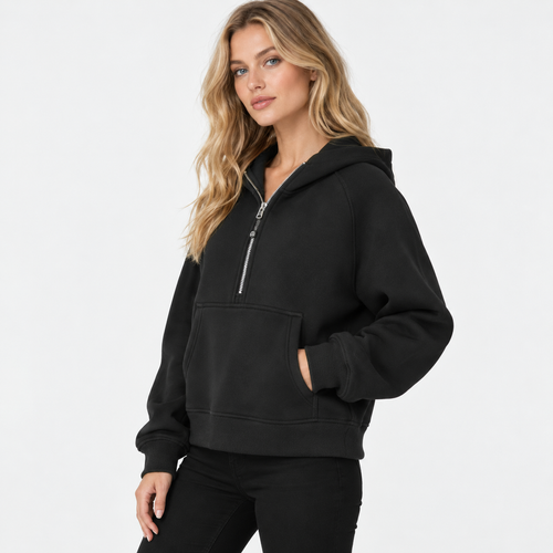 NAJAS | Men’s Hooded Sweater Warm Zip Pullover Casual Hoodie