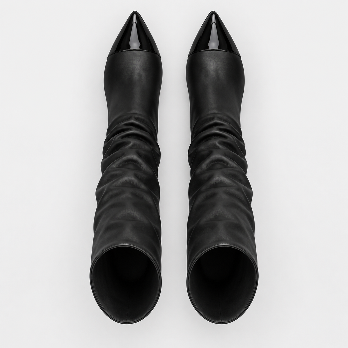 NAJAS | Women’s Over Knee Knight Boots PU Leather High Heel Platform