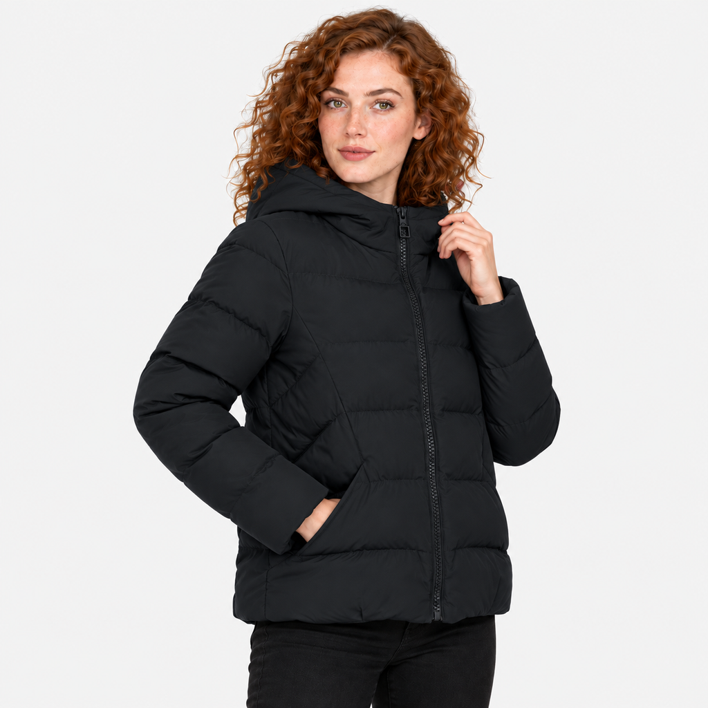 NAJAS | Women’s Short Cotton Coat Loose Fit Korean Style Outerwear