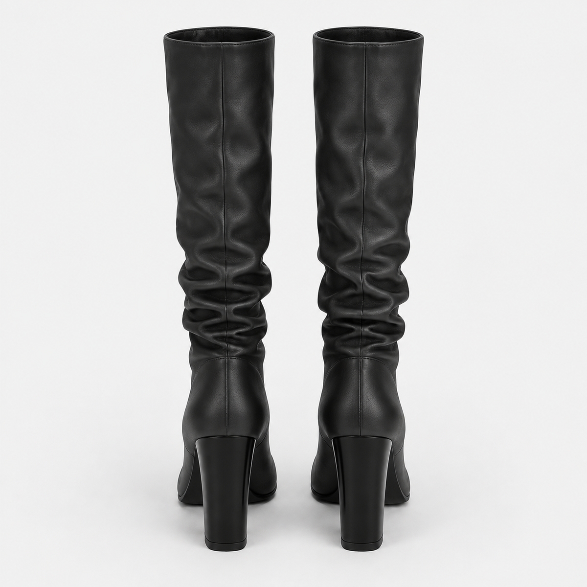NAJAS | Women’s Over Knee Knight Boots PU Leather High Heel Platform