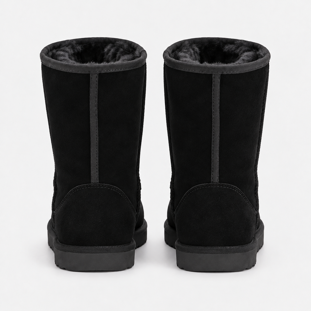 NAJAS | Women's Suede Knee High Winter Boots with Fleece Lining