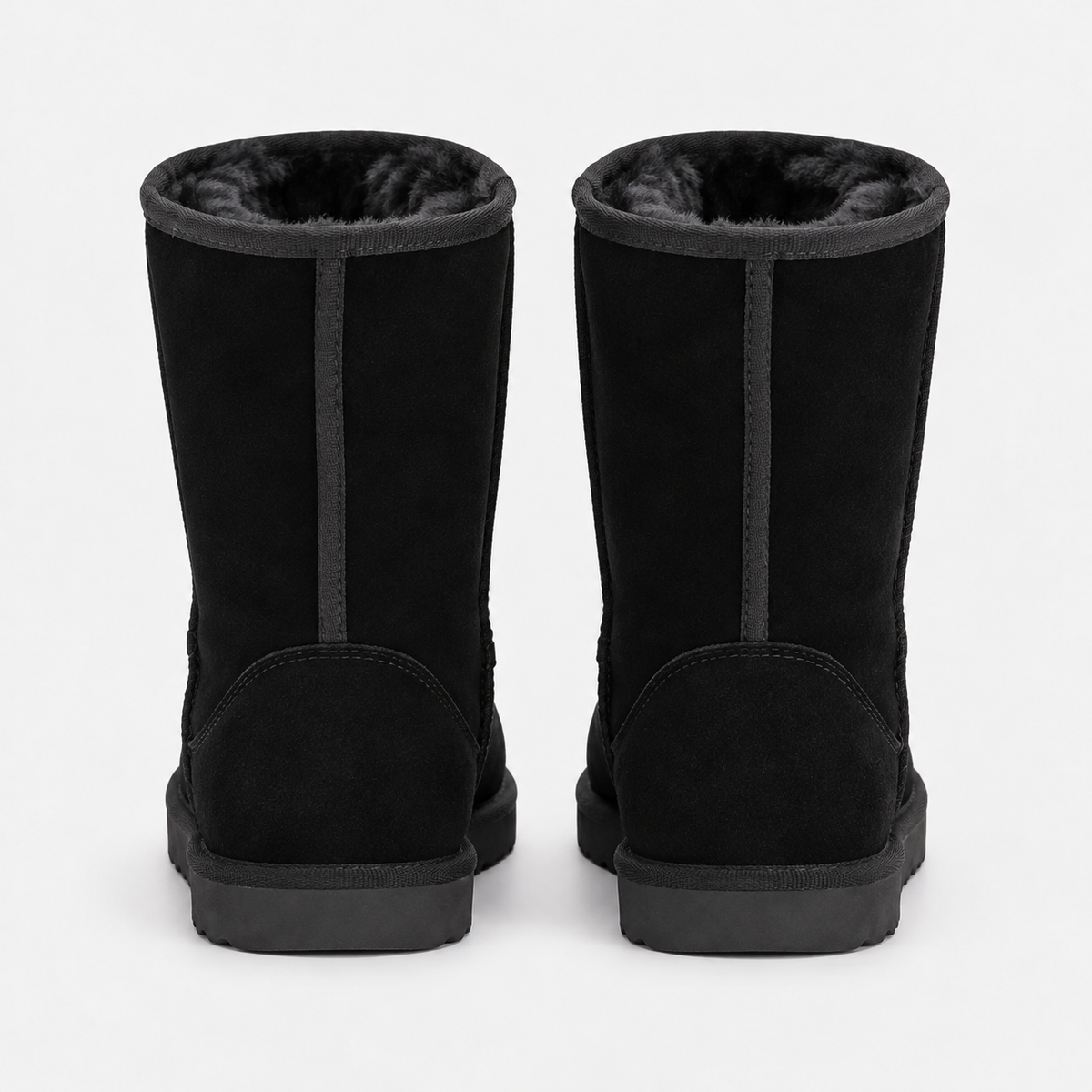 NAJAS | Women's Suede Knee High Winter Boots with Fleece Lining