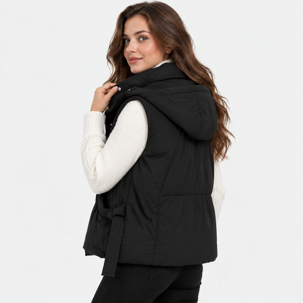 NAJAS | Women’s Cotton Vest Sleeveless Padded Winter Outerwear Jacket