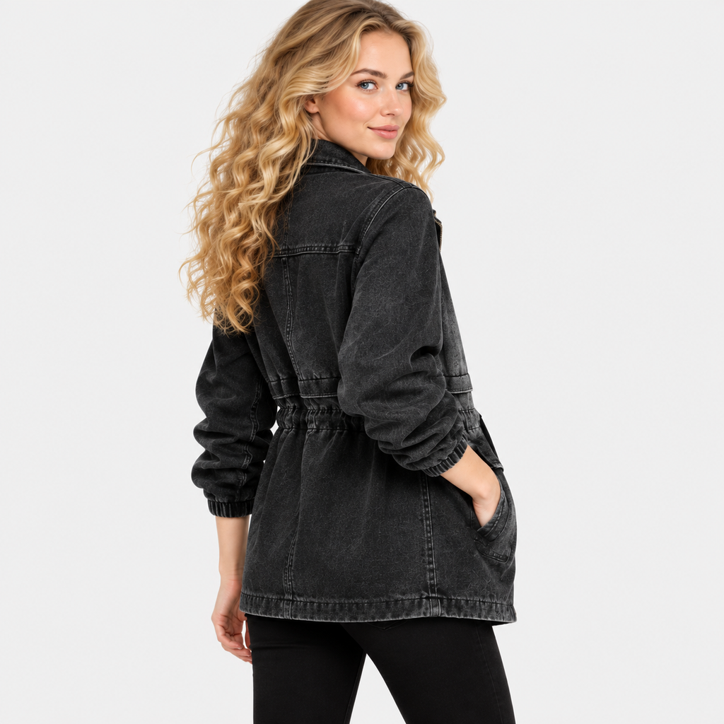 NAJAS | Women’s Leather Jacket Goat Skin Urban Style Casual Outerwear