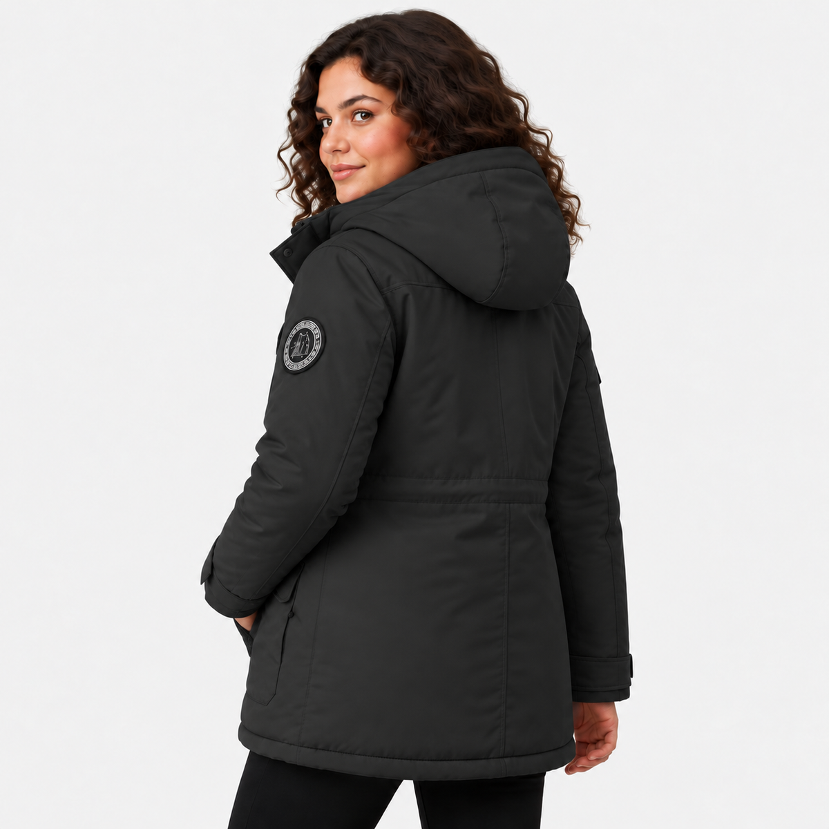 NAJAS | Women's Hooded Parka Jacket Thick Warm Winter Outerwear Coat