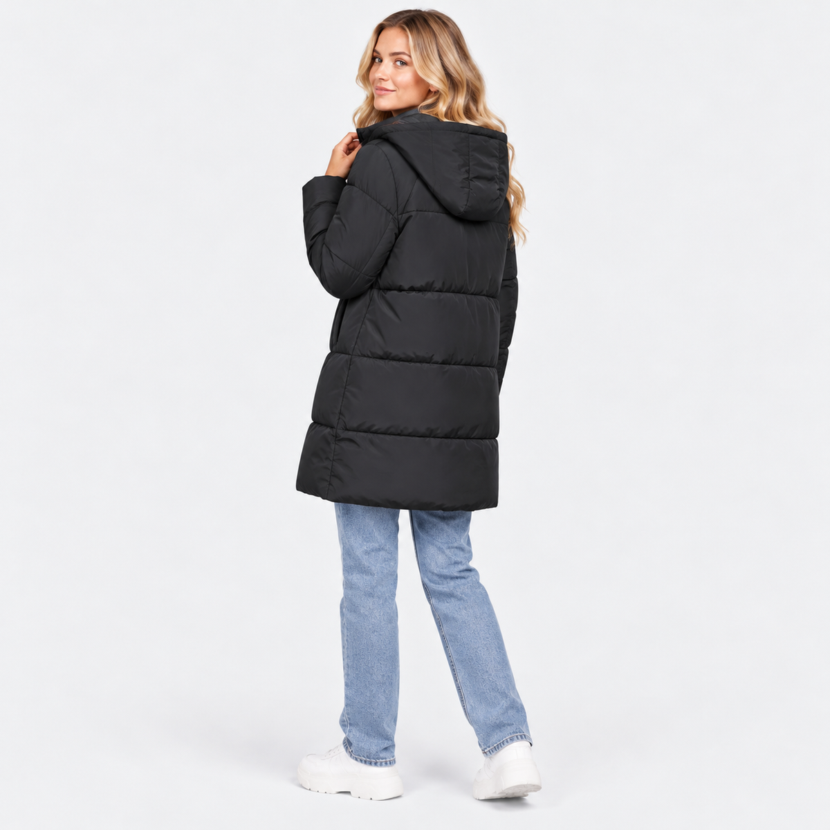 NAJAS | Women's Hooded Puffer Jacket with Regular Fit and Pockets