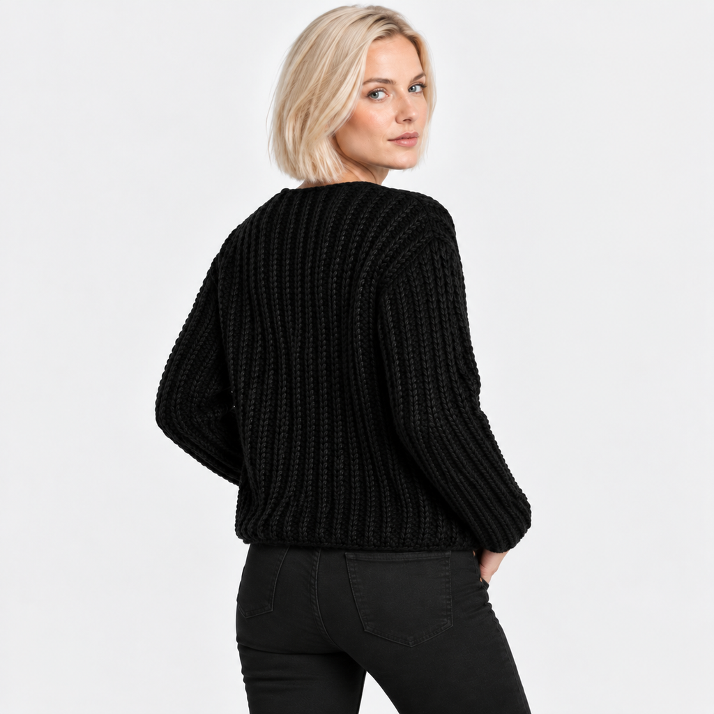 NAJAS | Women’s Single Breasted Coat Double Pocket Elegant Outerwear