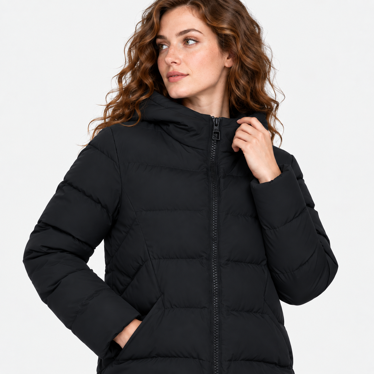 NAJAS | Women’s Short Cotton Coat Loose Fit Korean Style Outerwear
