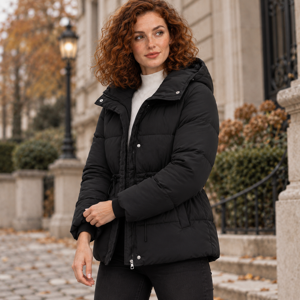 NAJAS | Women’s Cotton Padded Puffer Jacket Warm Winter Casual Coat