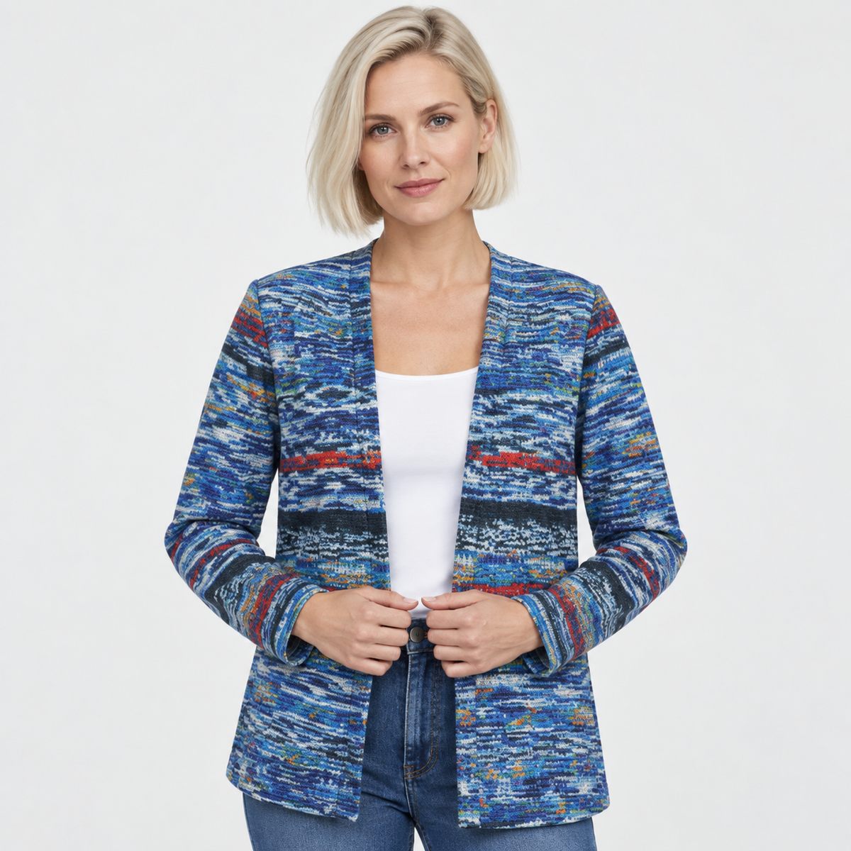 NAJAS | Women’s Long Sleeve Cardigan Knitwear Elegant Fall Layering Top