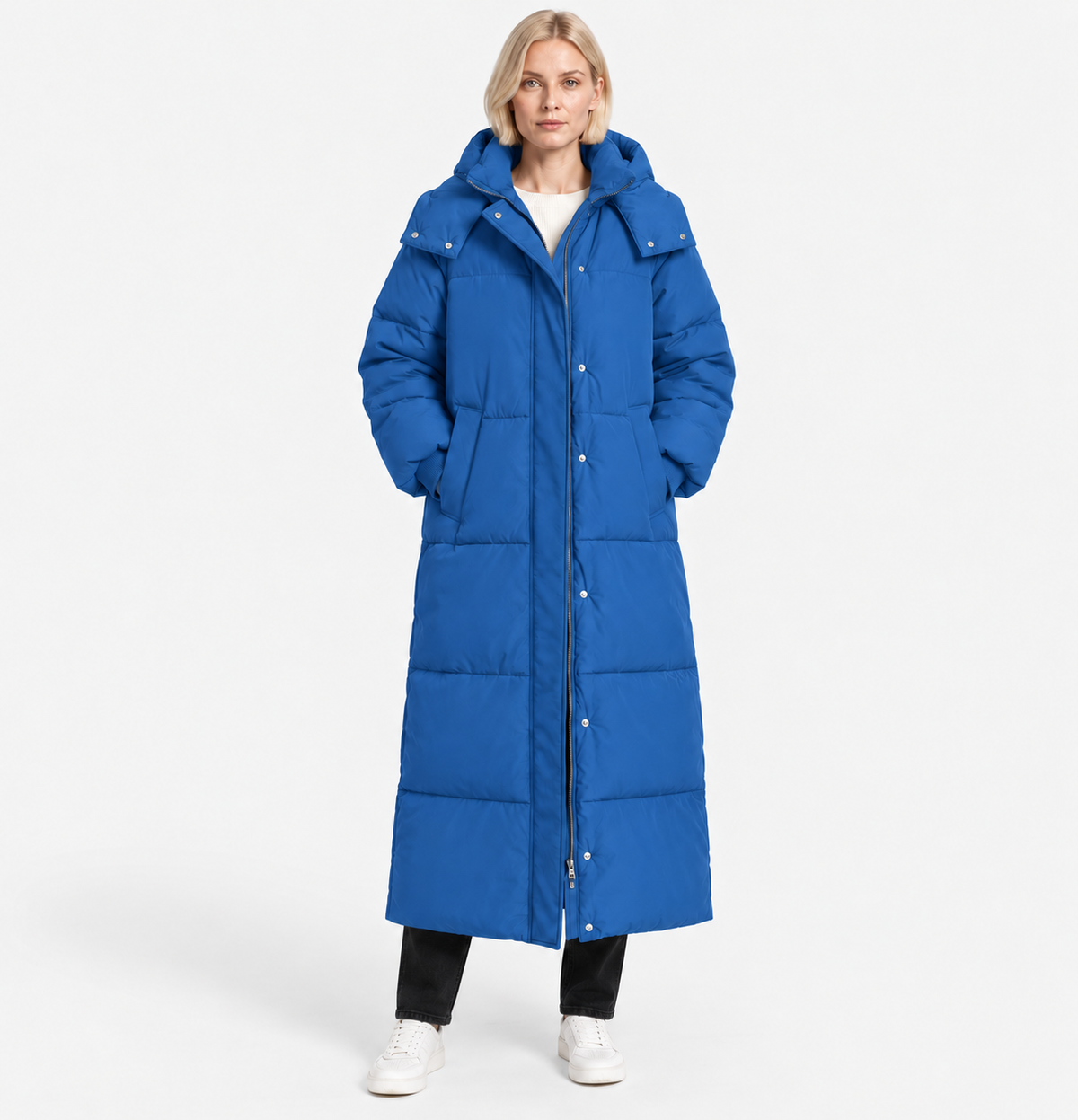 NAJAS | Women’s Loose Fit Puffer Coat Raglan Sleeve Casual Outerwear